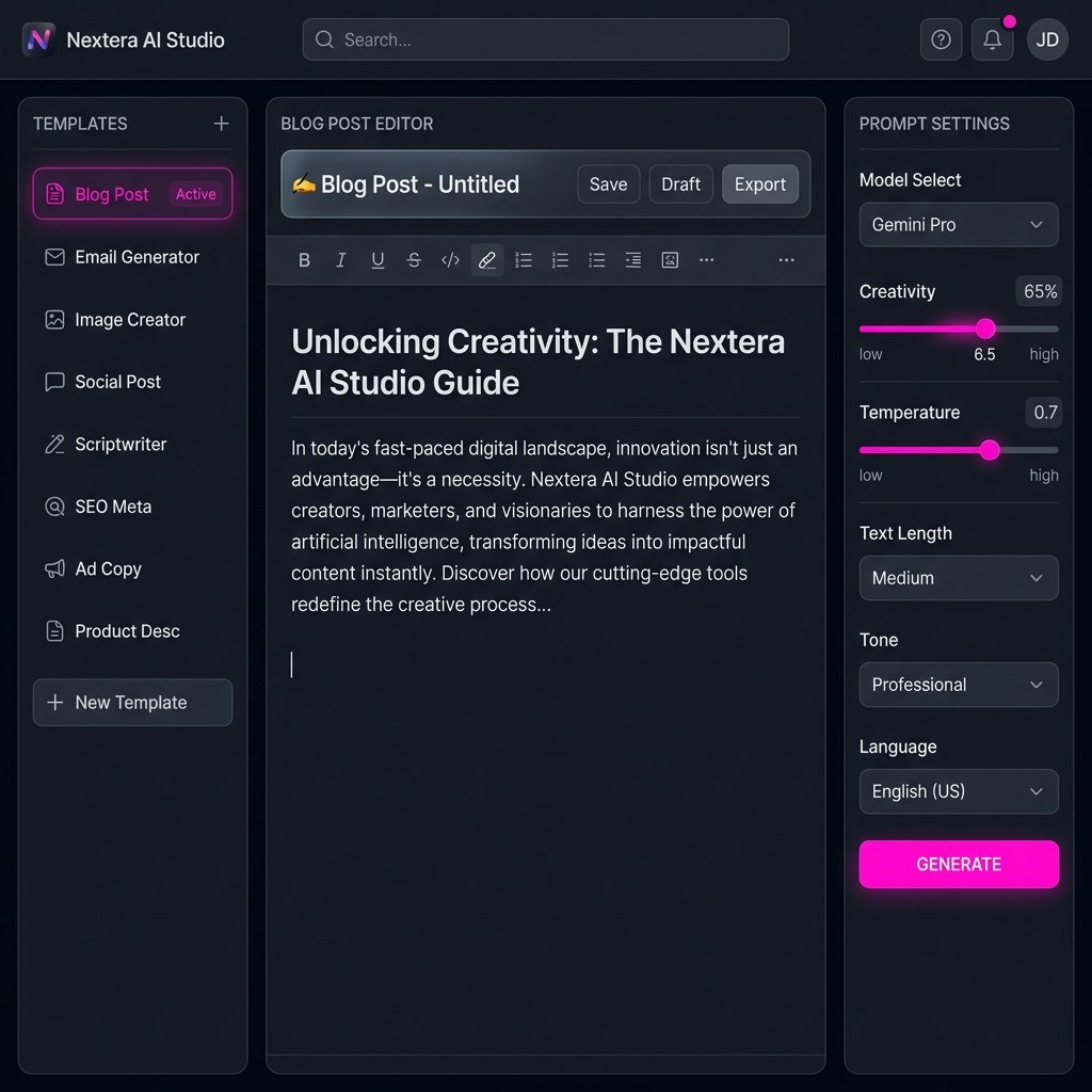 Nextera AI Studio